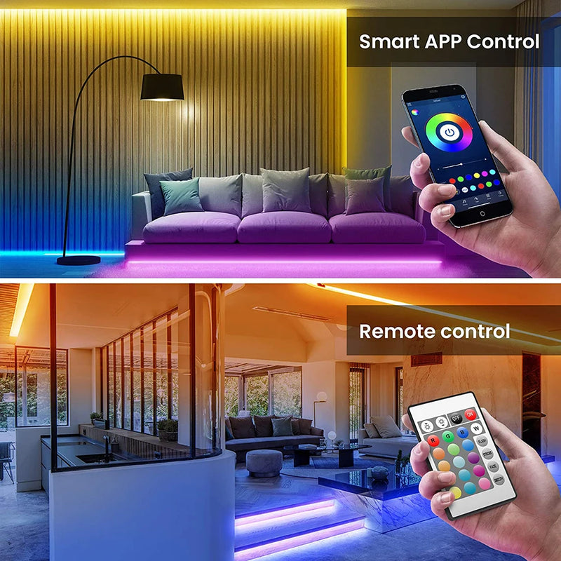 Fita Bluetooth USB LED Strip Light 5050 SMD 5V USB RGB Luzes Flexível LED Lâmpada Fita Fita RGB Autoadesivo