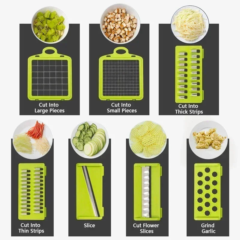 Picador de legumes multifuncional 14/16
