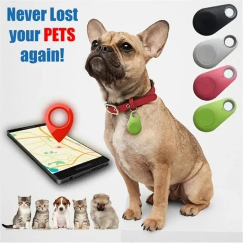 GPS Bluetooth 5.0 Dispositivo Rastreador Dispositivo Redondo Localizador Inteligente de Animais de Estimação