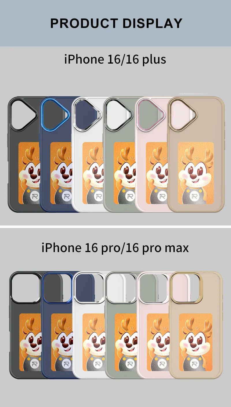 Capa de telefone com função NFC de nova tecnologia para iPhone 16 Pro Max