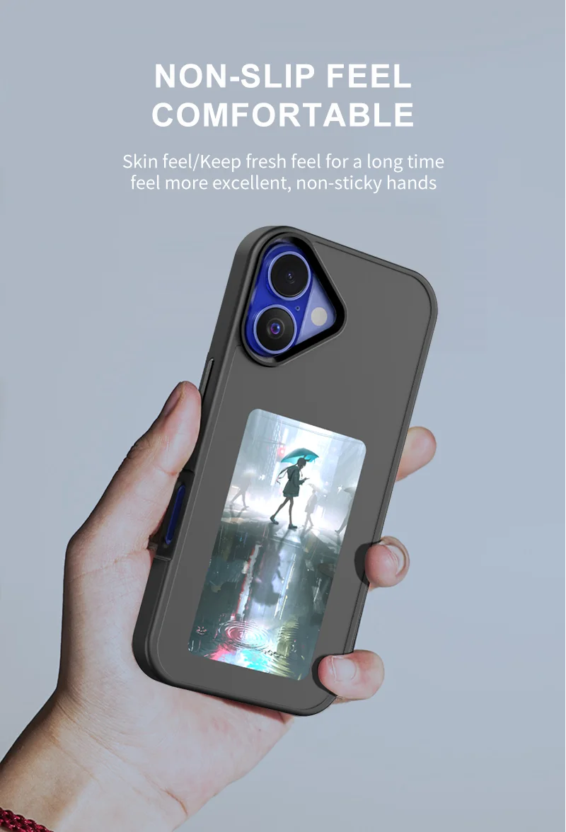 Capa de telefone com função NFC de nova tecnologia para iPhone 16 Pro Max